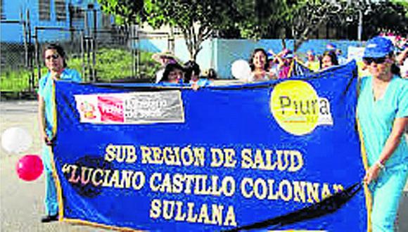 Trabajadores de salud de Sullana piden dialogar con Reynaldo Hilbck