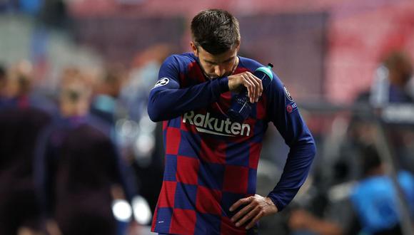 Barcelona confirmó la lesión de Gerard Piqué. (Foto: AFP)