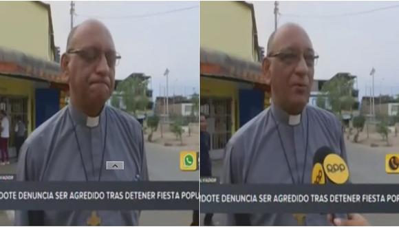 Sacerdote denuncia que fue agredido por detener fiesta en losa deportiva en Villa El Salvador (VIDEO)