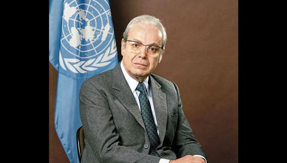 El embajador Javier Pérez de Cuéllar dejó huella a su paso por las Naciones Unidas. (ONU)