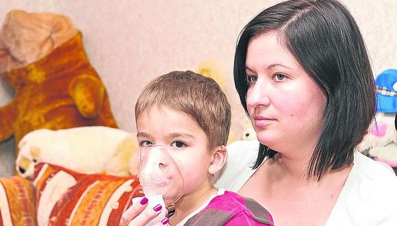 Casos de asma se incrementan en menores de 5 años