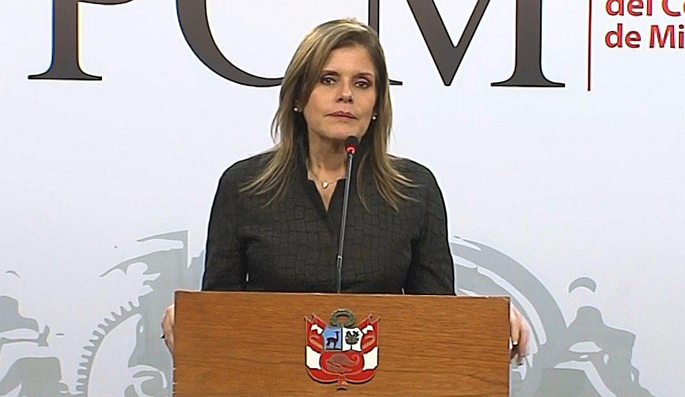 Mercedes Aráoz: presentación de Gabinete ante el Congreso será primera semana de octubre