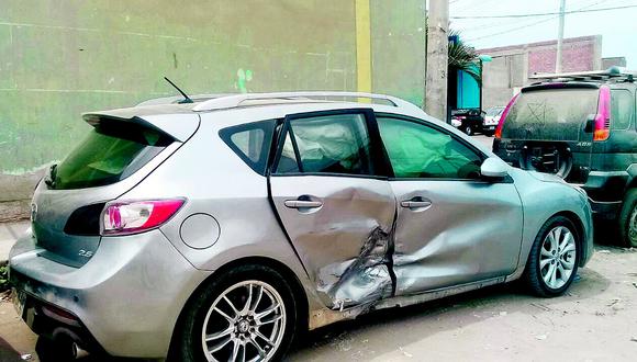 Lambayeque: Tres heridos deja un choque entre dos autos