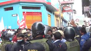 Se registraron aglomeraciones previo al debate presidencial en Cajamarca