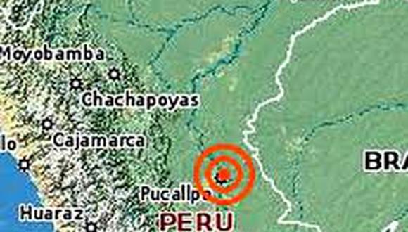Ucayali: Sismo de 4.4 grados se produjo en Pucallpa