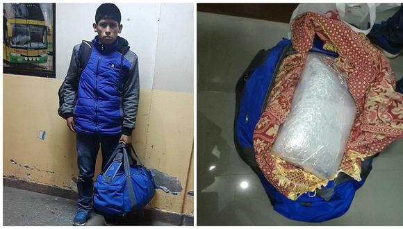 Cusco: Sujeto cae con carga de droga escondida en su equipaje