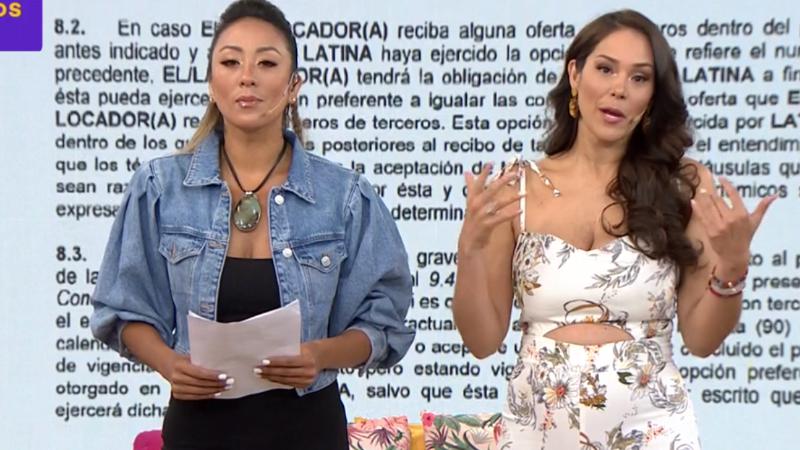 Mujeres al Mando revelan a detalle la corta notarial de Latina a Jazmín Pinedo