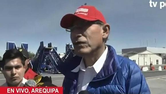 Martín Vizcarra: "Queremos dialogar, no se va construir Tía María mientras no se converse" (VIDEO)