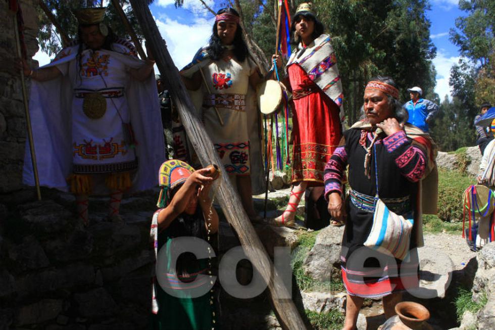 Escenifican pagapu en manantial de Wariwillka (VIDEO)