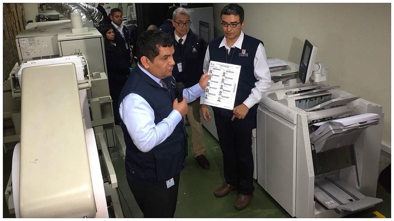 ​ONPE inicia impresión de material electoral (VIDEO)