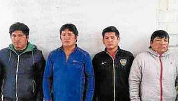 Policiales: Agentes captura a 4 posibles ladrones en Juliaca