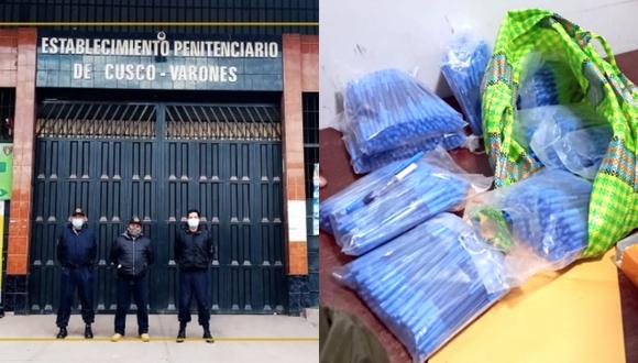 PNP halla casi mil lapiceros que contenían marihuana en penal de Cusco.