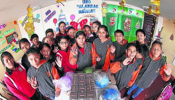Niños de la I.E. Talent School ponen en práctica el valor de la solidaridad