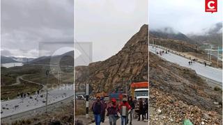 Chopccas vuelven a bloquear Carretera Central a la altura de Morococha