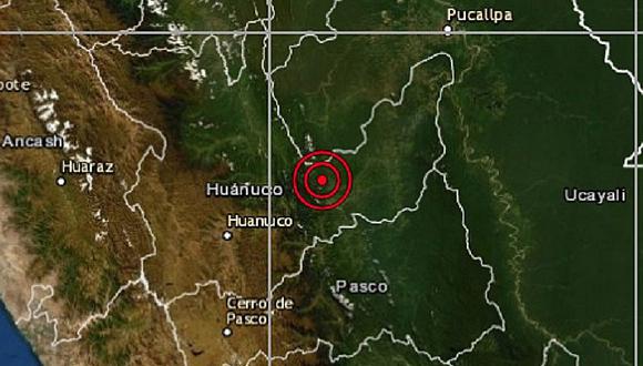 Sismo de magnitud 4.2 se registró en Huánuco