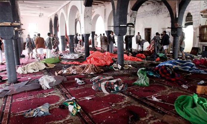 Yemen: Al menos 25 muertos en atentado contra mezquita abarrotada de fieles