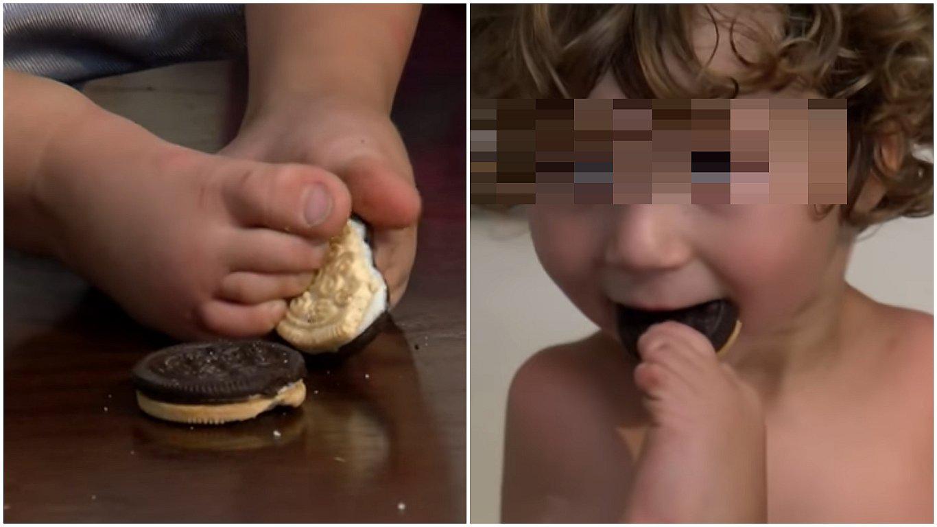 EE.UU: Niño sin brazos es discriminado por comer con los pies en restaurante (VIDEO)