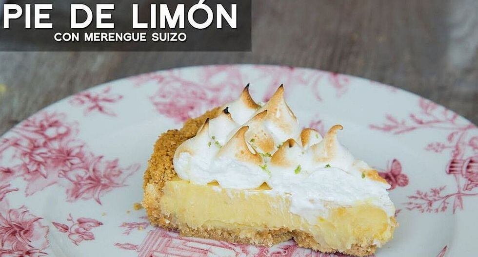 Pie de limón paso a paso de cómo prepararlo (VIDEO) Gastronomía Correo