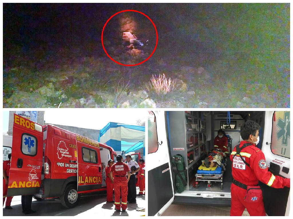 Camión cae por barranco de 70 metros en San Juan San June