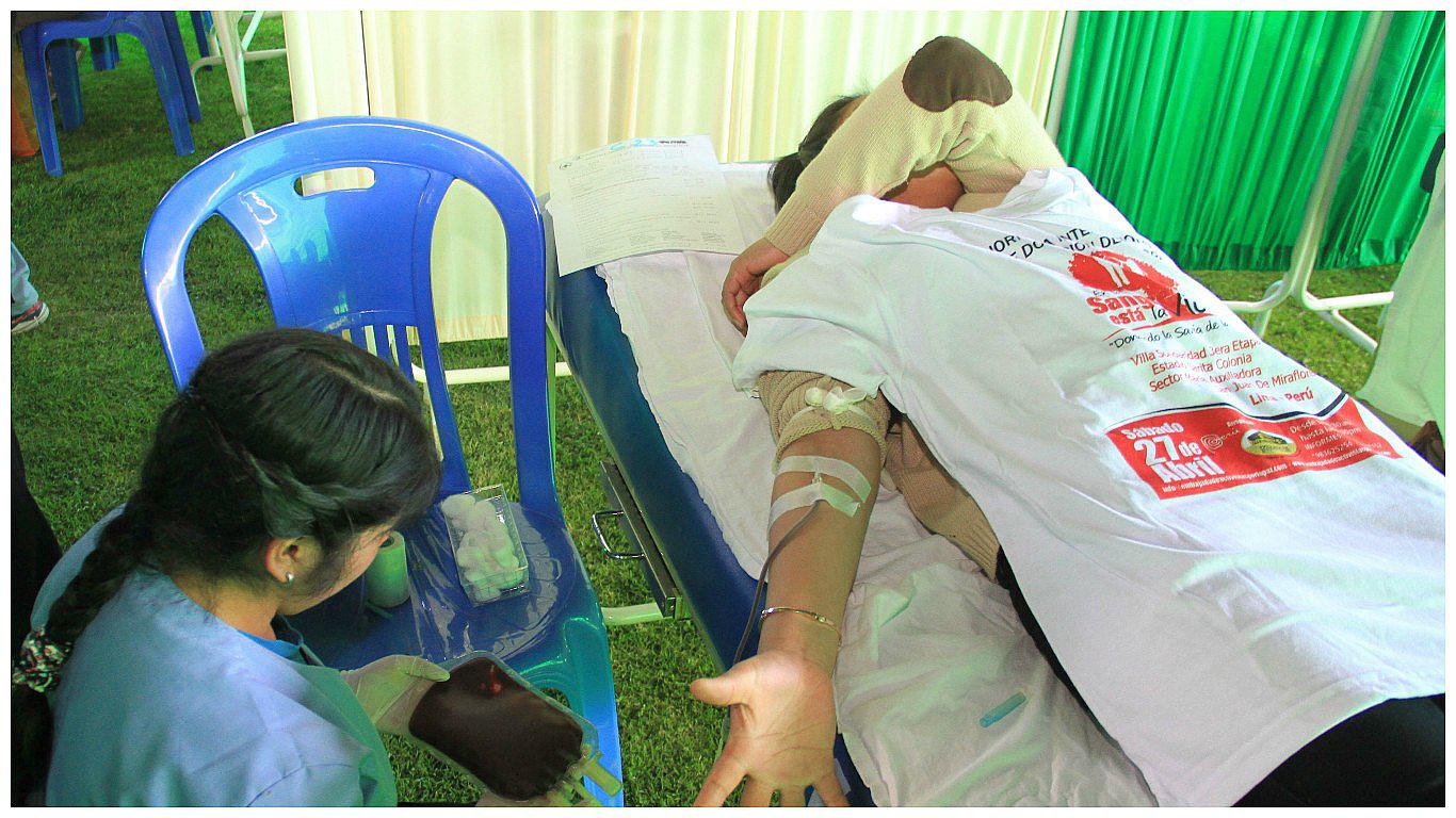 ​Al año solo 5 personas donan sangre de forma voluntaria 