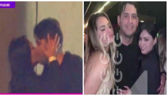Pamela Franco es captada besándose con un amigo de Christian Domínguez (VIDEO)