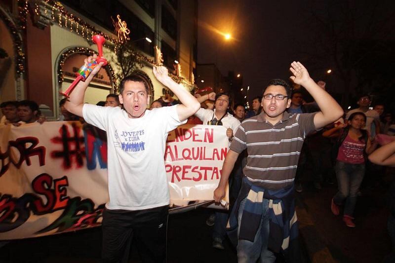 Mininter condena agresión a periodistas en tercera marcha contra Ley Laboral Juvenil