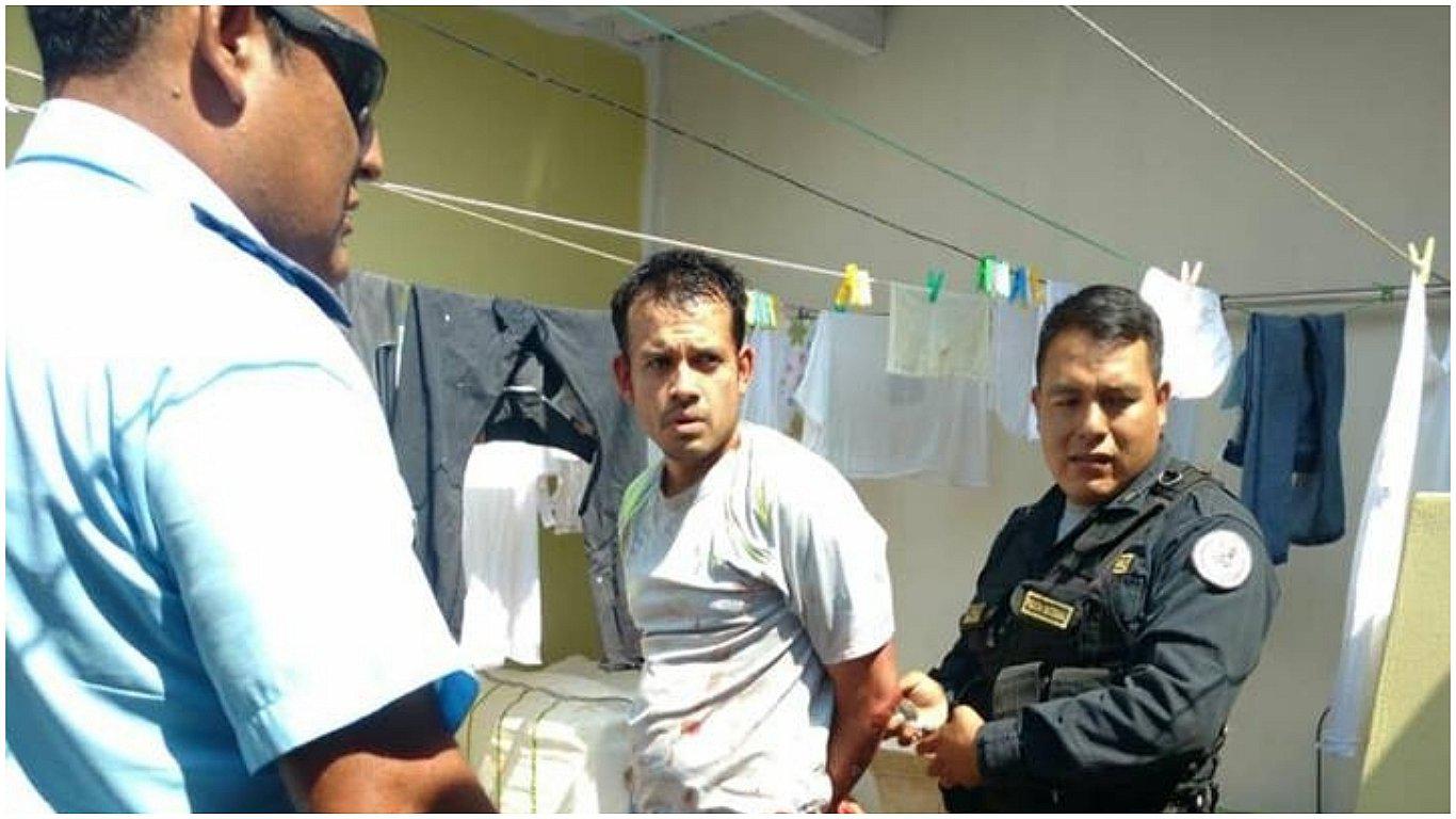 Extranjero es detenido tras golpear y atacar con un cuchillo a su conviviente