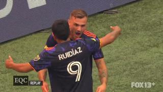 Raúl Ruidíaz celebra en la MLS: así fue el segundo gol que marcó en Seattle Sounders (VIDEO)