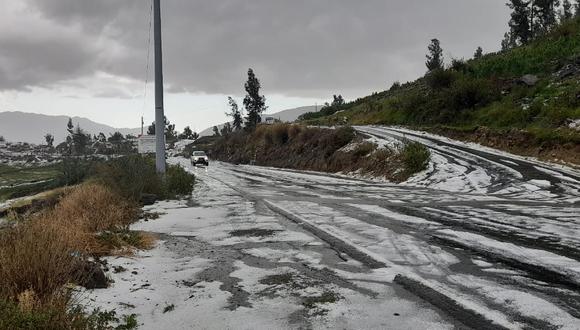 Durante dos horas se presentó fenómeno climático en la zona andina