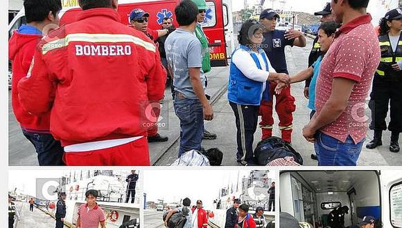 Arequipa: Rescatan a 4 pescadores desaparecidos desde el 15 de mayo (FOTOS Y VIDEO)