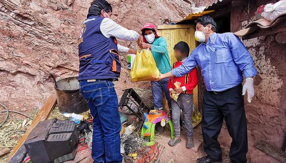 Cusco: nombres duplicados y falta de documentación en entrega de canastas en Santiago