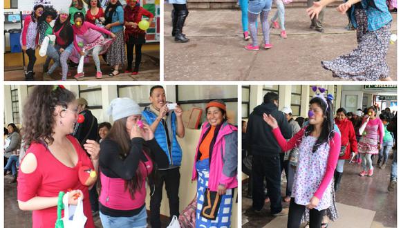 Sorprenden a pacientes con terapia de la risa en hospital de Cusco
