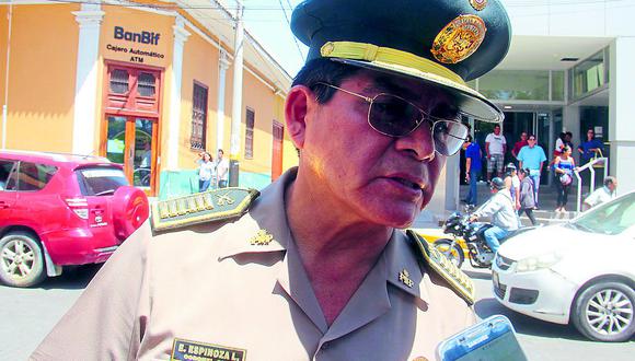Coronel Edward Espinoza asume de manera interina la jefatura de la Policía