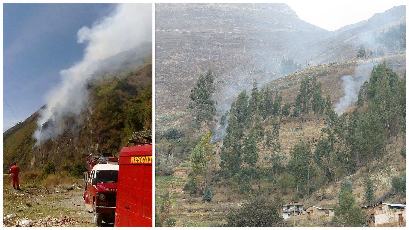Tarma: Ola de incendios forestales atenta contra el medio ambiente