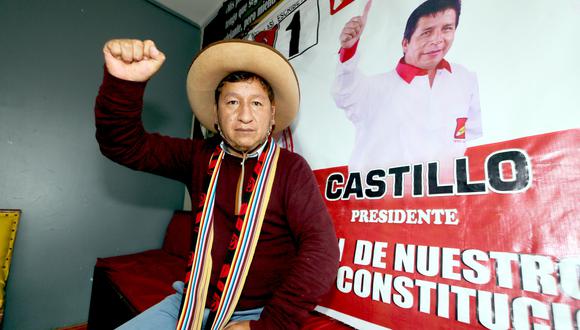 Guido Bellido congresista electo por Cusco. Foto: Juan Sequeiros