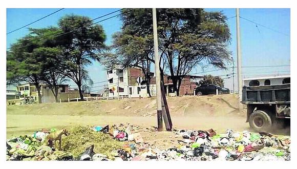 Sullana: Pobladores expresan su malestar por la basura expuesta
