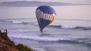 Pedida de mano en globo aerostático casi termina en tragedia (VIDEO)