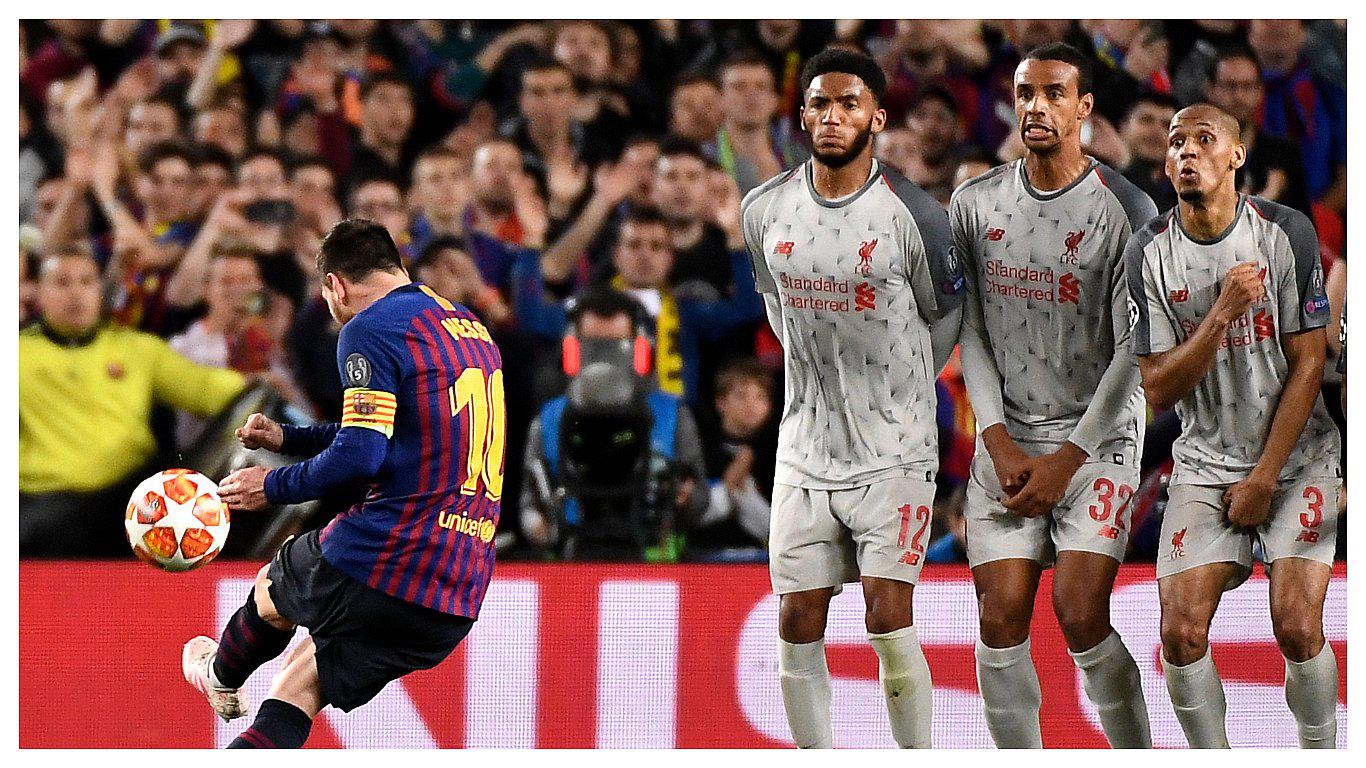 ​Lionel Messi y su espectacular gol de tiro libre en el Barcelona vs Liverpool (VIDEO)