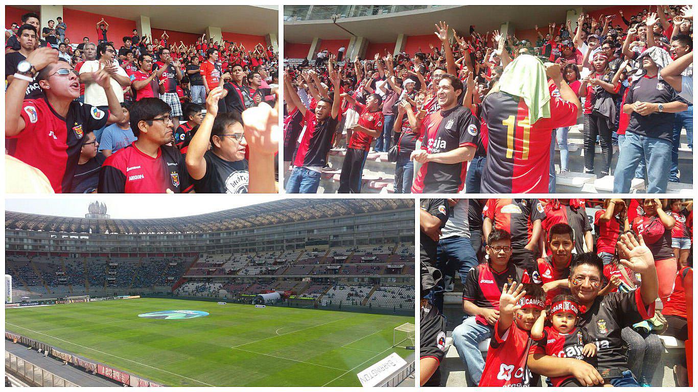 FBC Melgar: la barra rojinegra está instalada en el estadio Nacional (VIDEO)