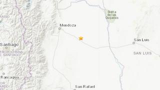 Argentina: sismo de magnitud 5,2 sacude la provincia de Mendoza