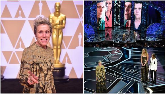 Oscar 2018: Frances McDormand puso de pie a mujeres durante discurso (FOTOS y VIDEO)