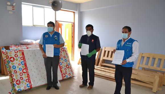 La Arquidiócesis de Trujillo donó 15 camas para personal de Essalud 