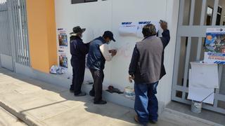 Moquegua: “Antivacunas” realizan pintas en fachadas de hospital y Dirección de Salud