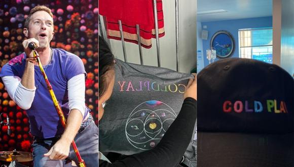 Coldplay regaló afiches, gorras y juguetes a niños hospitalizados en Bogotá. (Foto: AFP / Twitter)
