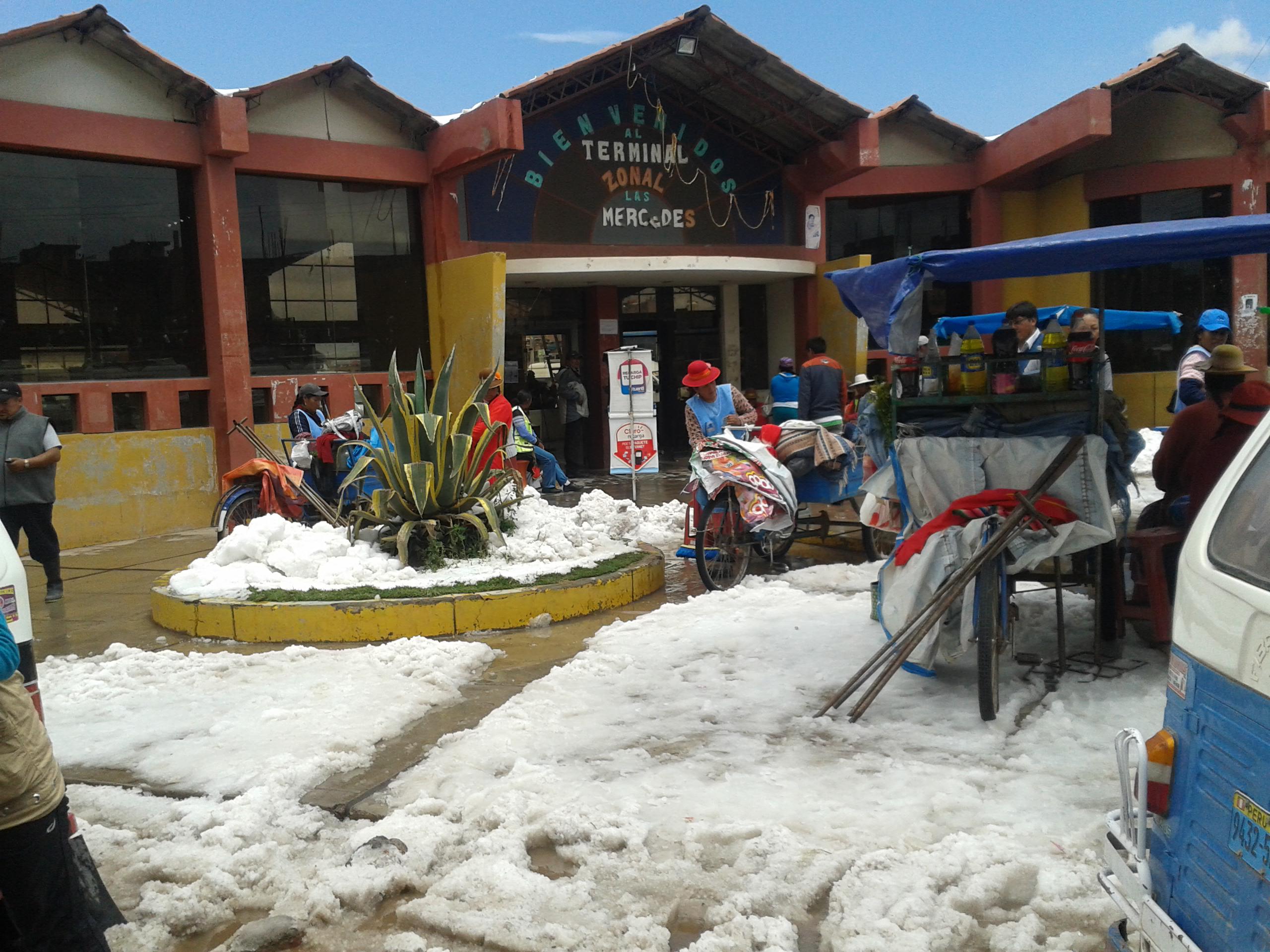 ¡Emergencia!. Terrible granizada castigó  a Juliaca