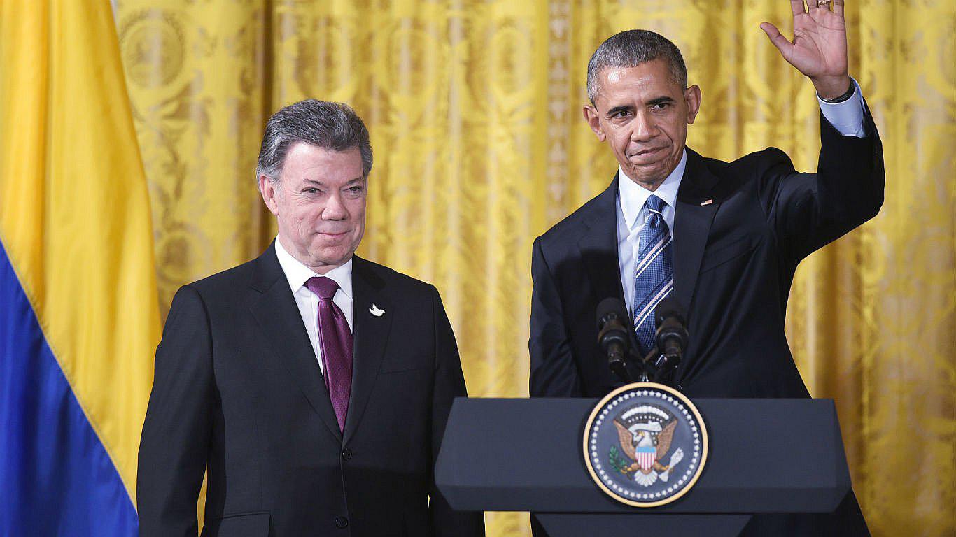 Barack Obama felicitó a Juan Manuel Santos por paz con las FARC