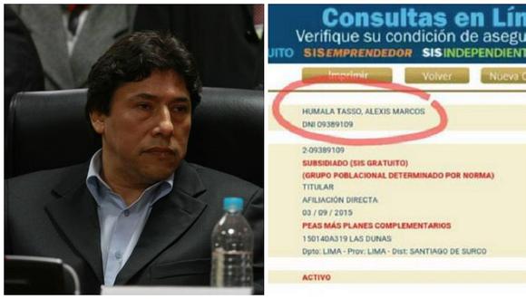​Alexis Humala, hermano del exjefe de Estado, también está afiliado al SIS gratuito