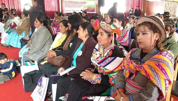 Solo 5 mujeres aspiran a ser alcaldesas provinciales en Puno