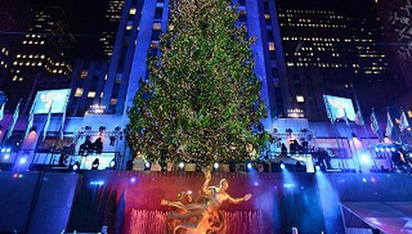 Nueva York: Árbol navideño del Rockefeller Center se enciende 