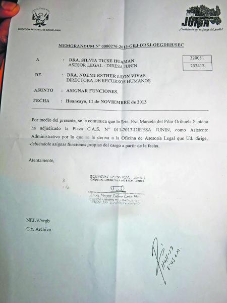 Diresa contrata personal sin perfil adecuado